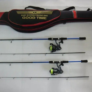 루어낚시대2대+4000번릴2대+릴줄+낚시가방