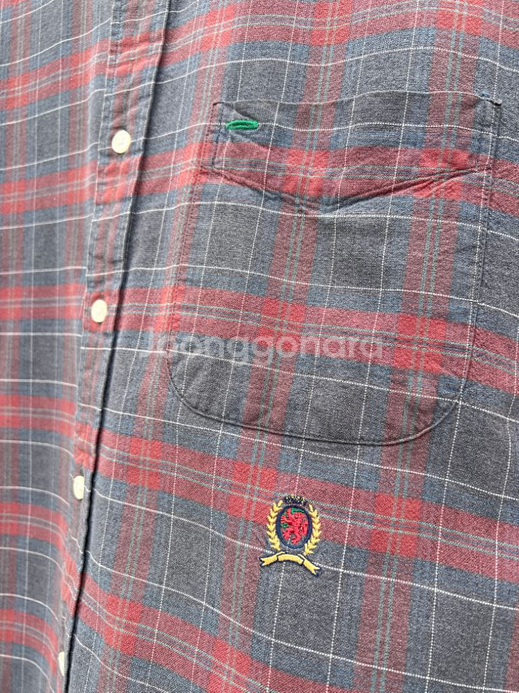 타미힐피거 빈티지 올드스쿨 반팔셔츠 (XL)--2