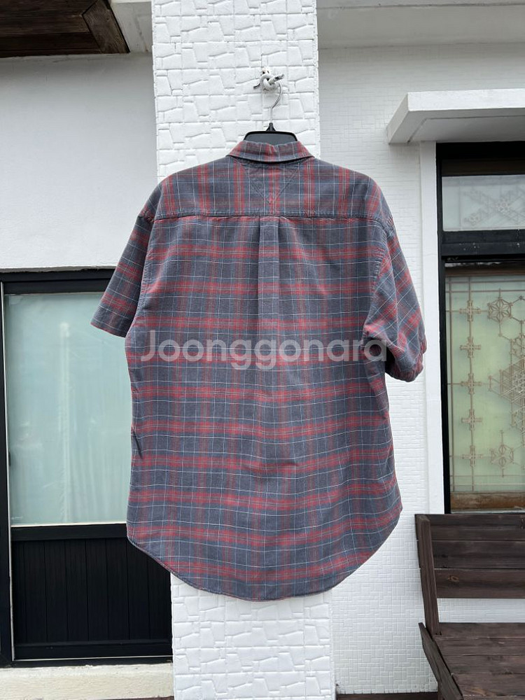 타미힐피거 빈티지 올드스쿨 반팔셔츠 (XL)--3