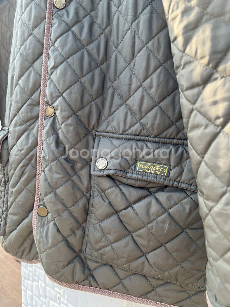 폴로 랄프로렌 퀼팅자켓 XL--4