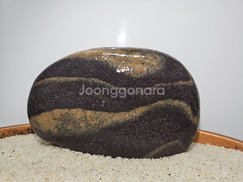 수석 산경 호박석--0