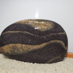 수석 산경 호박석