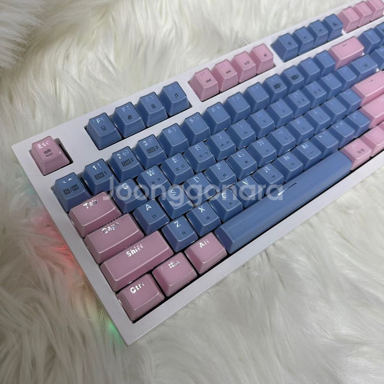 앱코 해커 k8300파스텔 크리스탈 기계식키보드 광축--4
