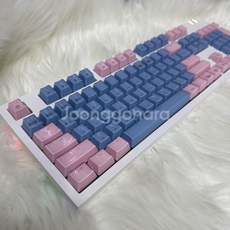 앱코 해커 k8300파스텔 크리스탈 기계식키보드 광축--3