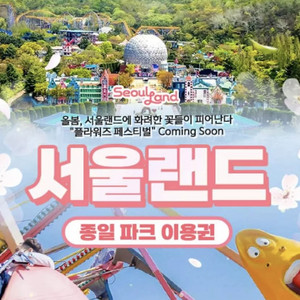 서울랜드 종일권