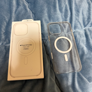 애플 정품 16프로맥스 클리어 케이스