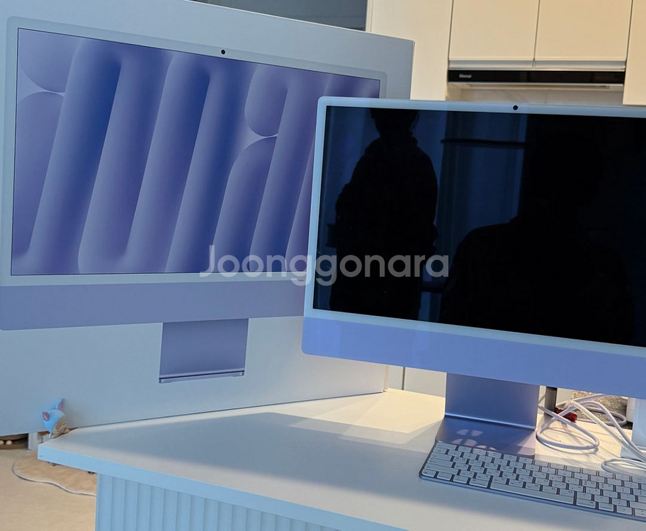 아이맥 M4 24인치 퍼플 10코어 16램 256GB--0