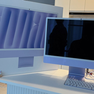 아이맥 M4 24인치 퍼플 10코어 16램 256GB