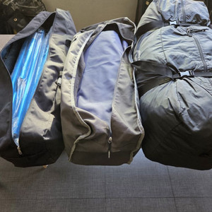 아베나키 블랙 타프 대형 폴대 스크린 포함