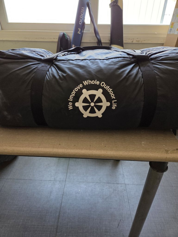 아베나키 블랙 타프 대형 폴대 스크린 포함--3