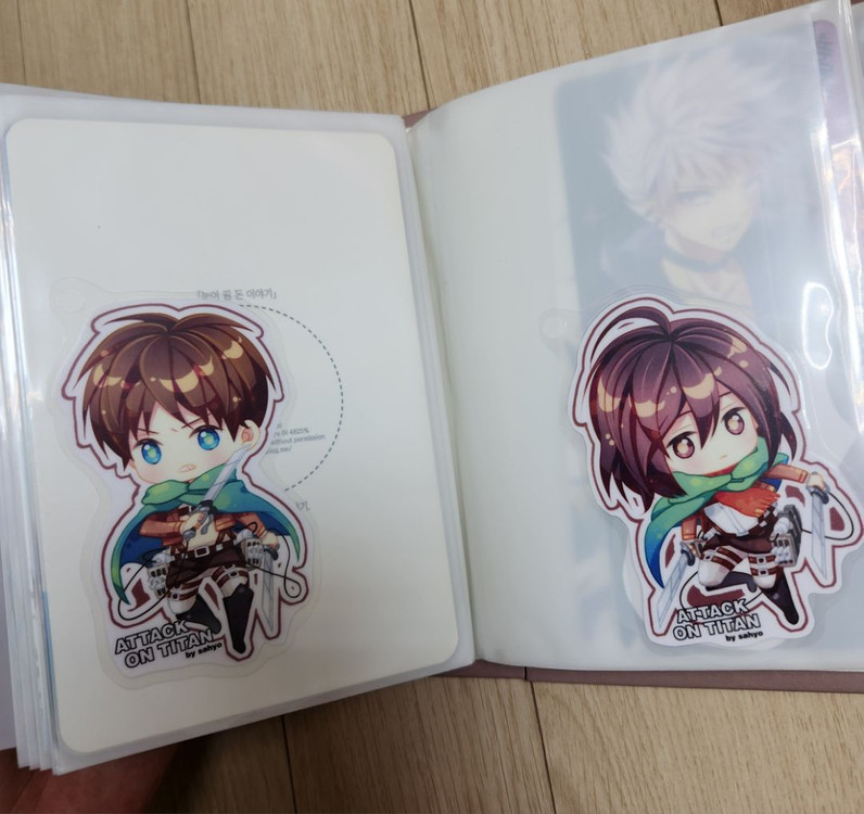 서울코믹월드 서코에서 구매한 굿즈 콜렉트북 일괄 판매 이미지
