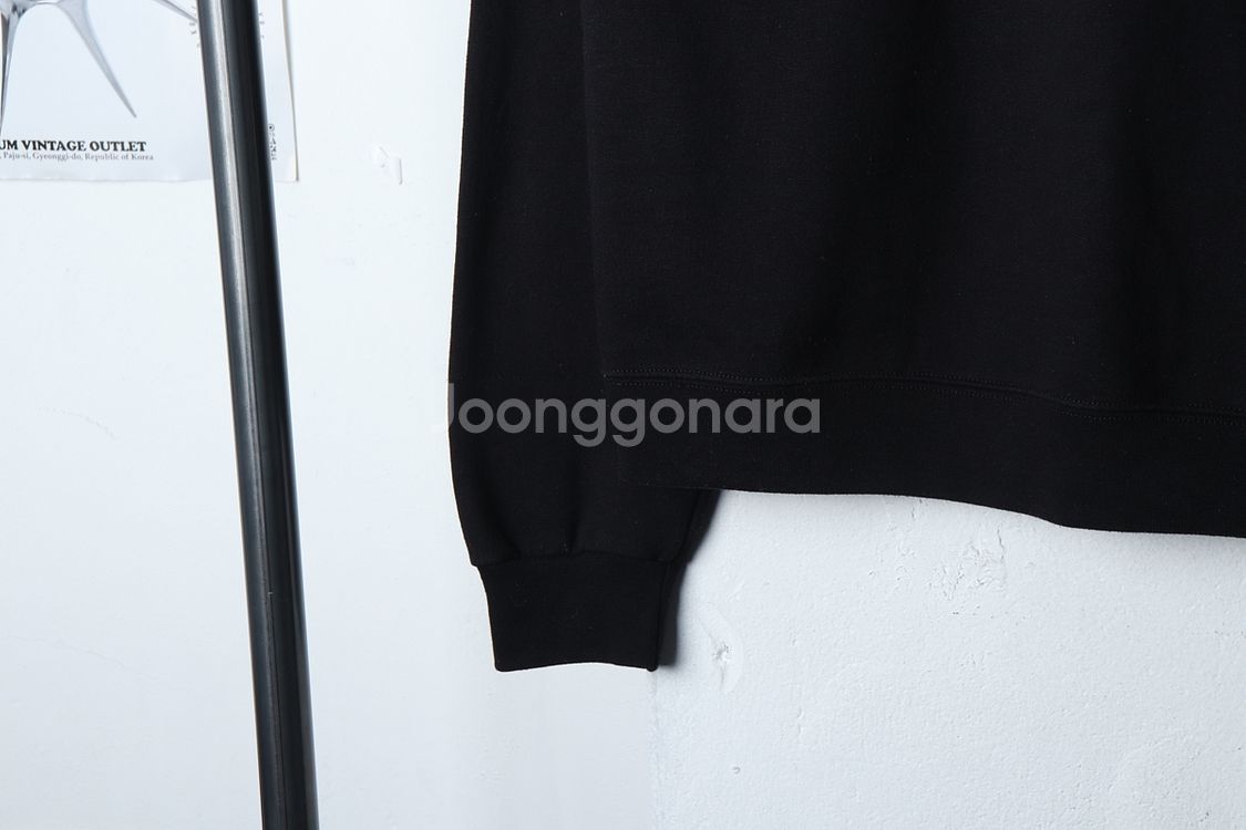 (XL) 챔피온 맨투맨 티셔츠 블랙 올드스쿨 기모--3