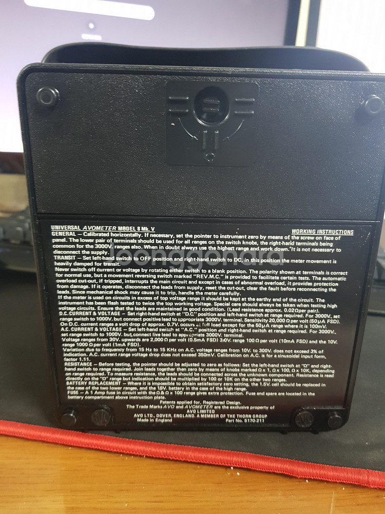 avometer model 8 mk5 multimete--4