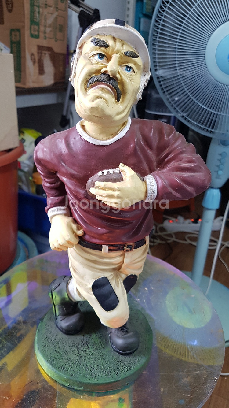 빈티지 인테리어 장식용 수집용 운동선수 조각상 책 읽는--3