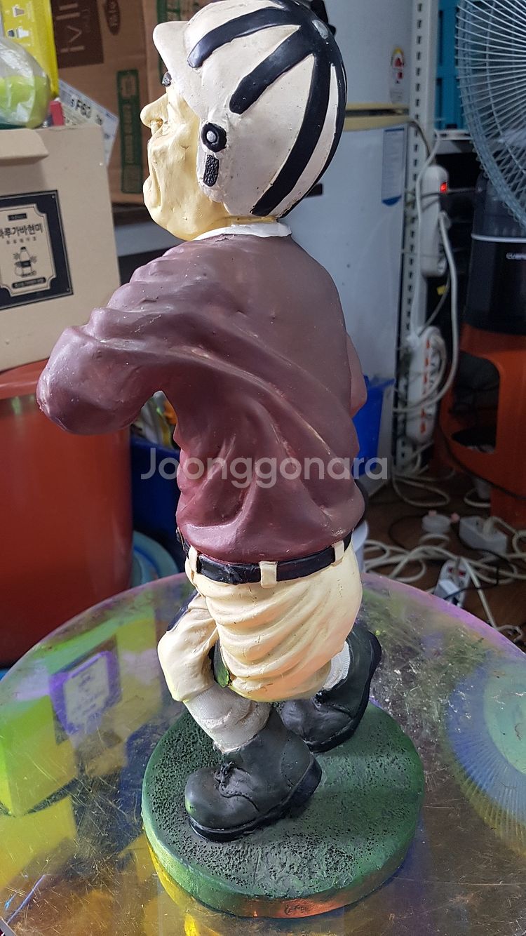 빈티지 인테리어 장식용 수집용 운동선수 조각상 책 읽는--5