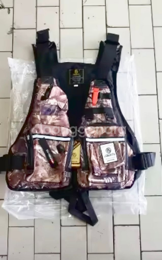 낚시 카약 보트 구명조끼 & 헤드랜턴 (낚시조끼)--1