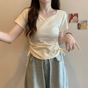 여성 여름 반팔 루즈 스타일
