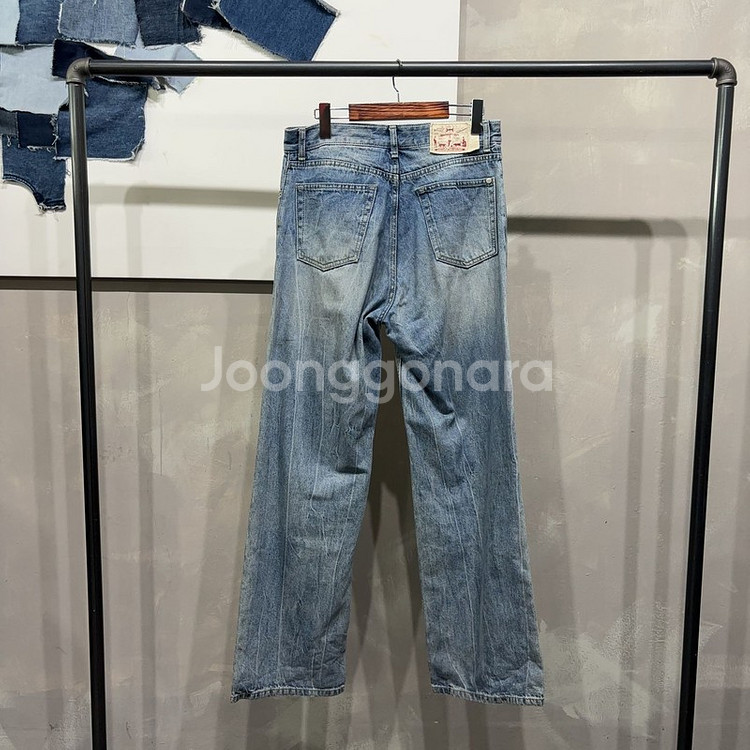 (31인치) 모드나인 캐주얼 워싱 연청바지 데님팬츠--2