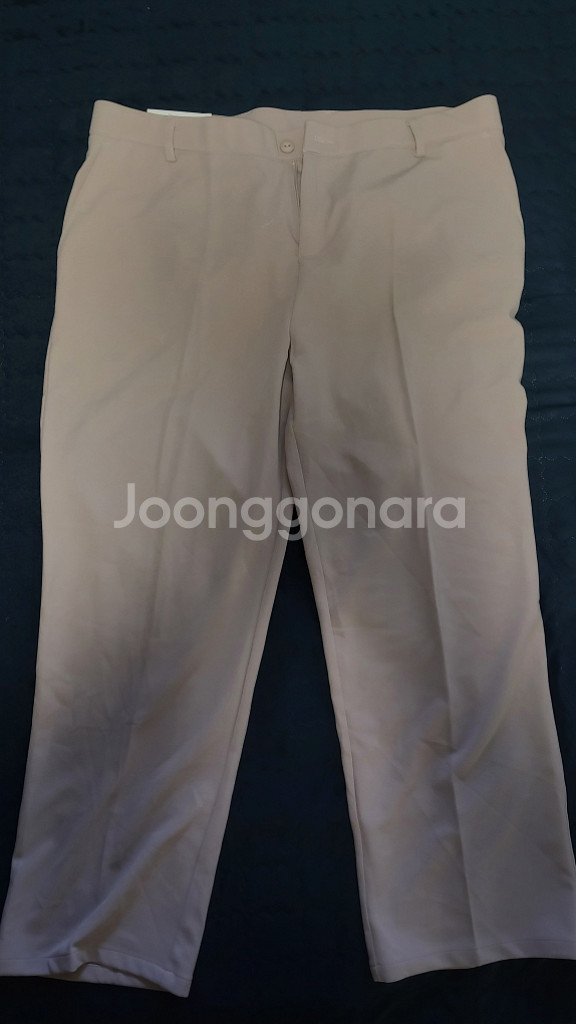남성 연분홍색 정장 면바지 40--0