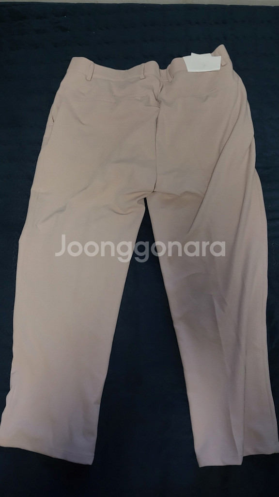남성 연분홍색 정장 면바지 40--1