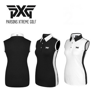 PXG 골프 여성 프리미엄 고기능 민소매 카라티