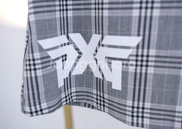 PXG 골프 여성 빅로고 체크 스커트--3