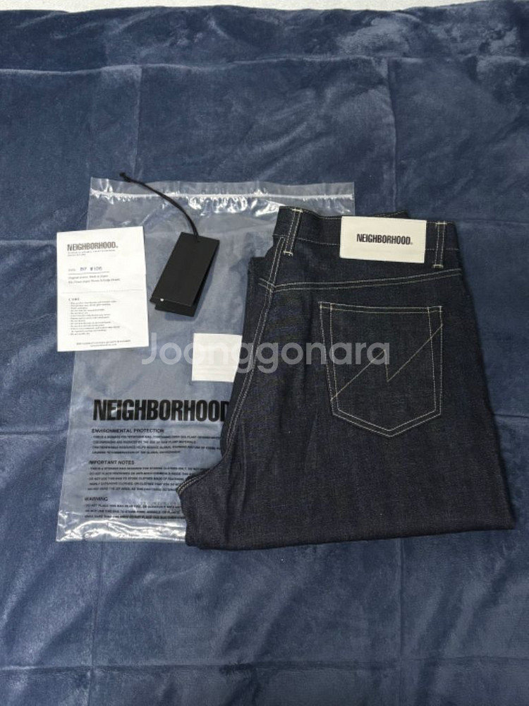 네이버후드 RIGID DENIM DP WIDE PANT--0