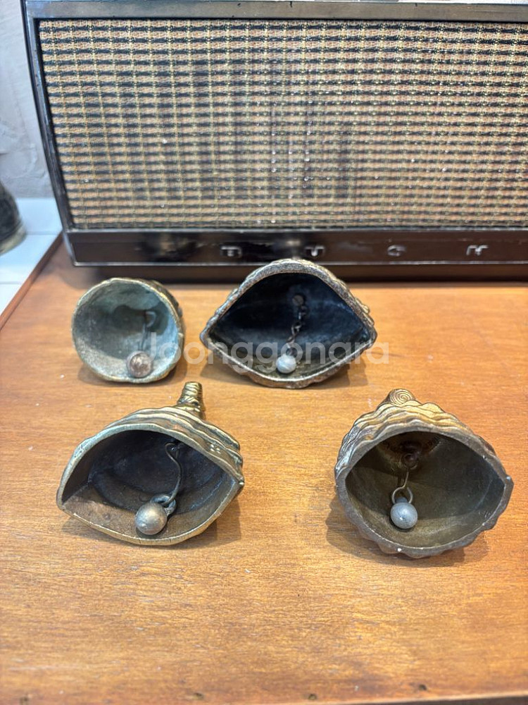 영국 빈티지 앤틱 레이디 황동 벨 종 #1,2,3,4--2