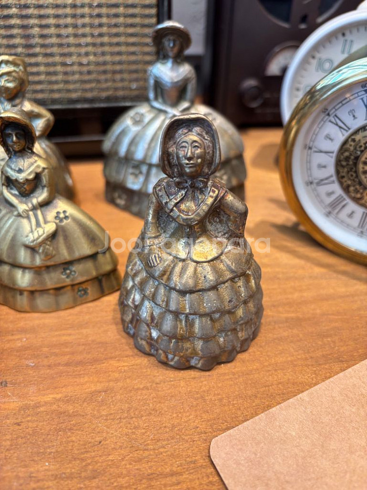 영국 빈티지 앤틱 레이디 황동 벨 종 #1,2,3,4--6