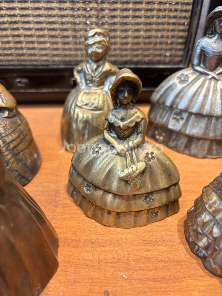 영국 빈티지 앤틱 레이디 황동 벨 종 #1,2,3,4--5