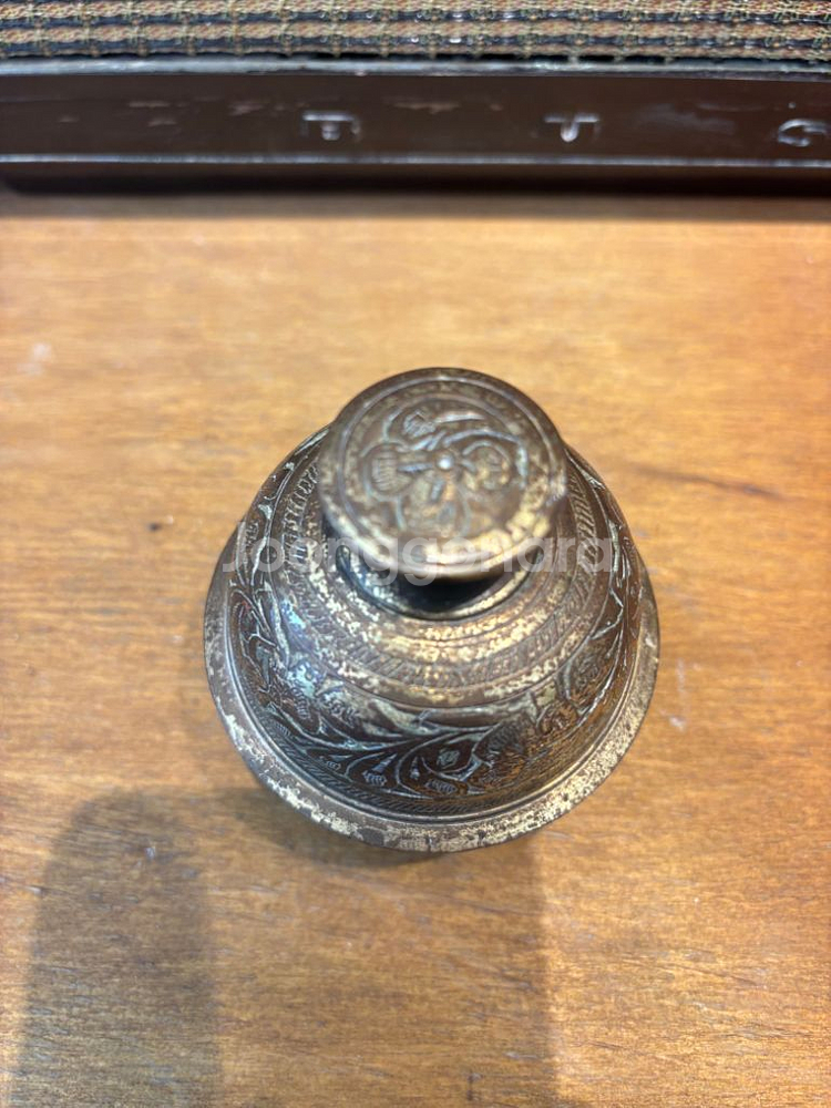 빈티지 앤틱 인도 코끼리 황동 벨 종 #3--1