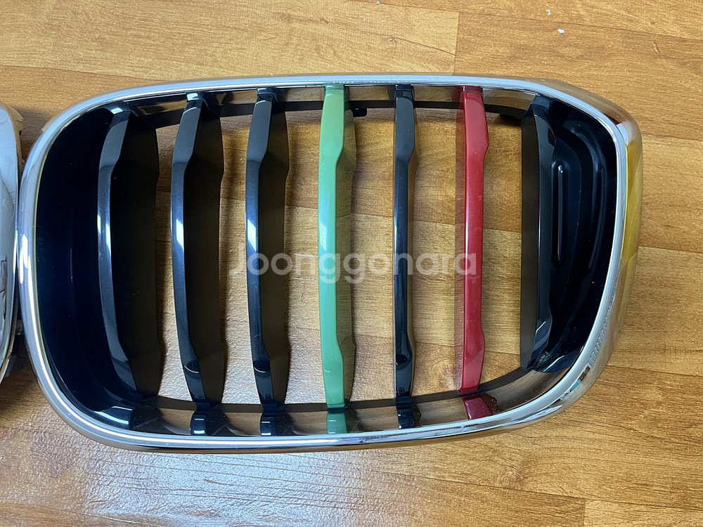 BMW 순정 그릴 더블 슬랫 카본 룩--1