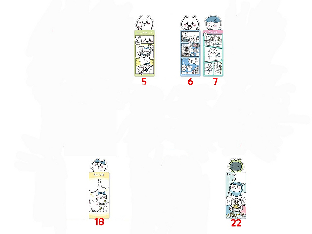 치이카와 북마크 컬렉션 1탄 2탄 우사기하치와레모몽가--0