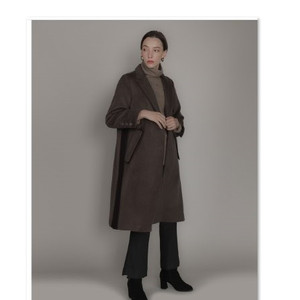 손정완 알파카 울 코트 55 사이즈 정품 사이즈 55