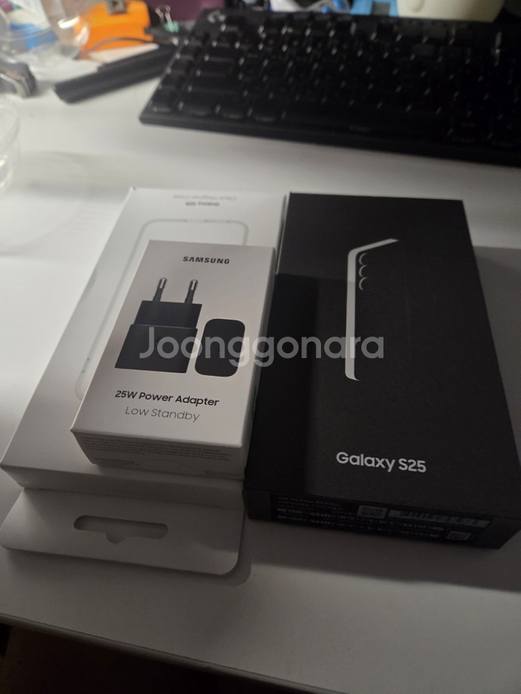 갤럭시s25 자급제(미개봉) 256g 아이스블루!--0