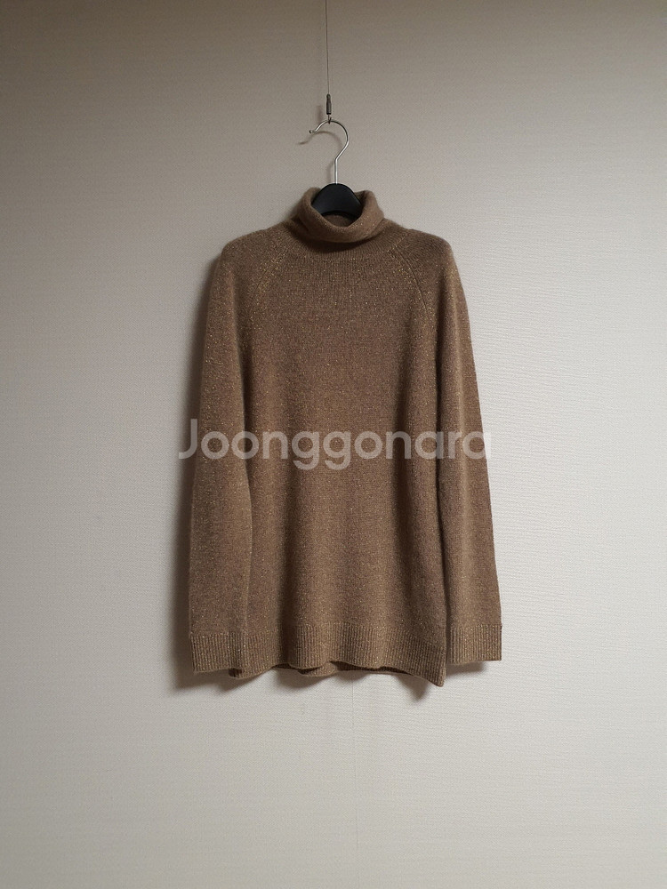 고비 GOBI 몽골리안 글리터 디테일 터틀넥 캐시미어--0