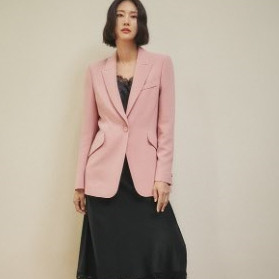 르블랑 페이우 FAYEWOO 핑크 자켓 66 사이즈 새