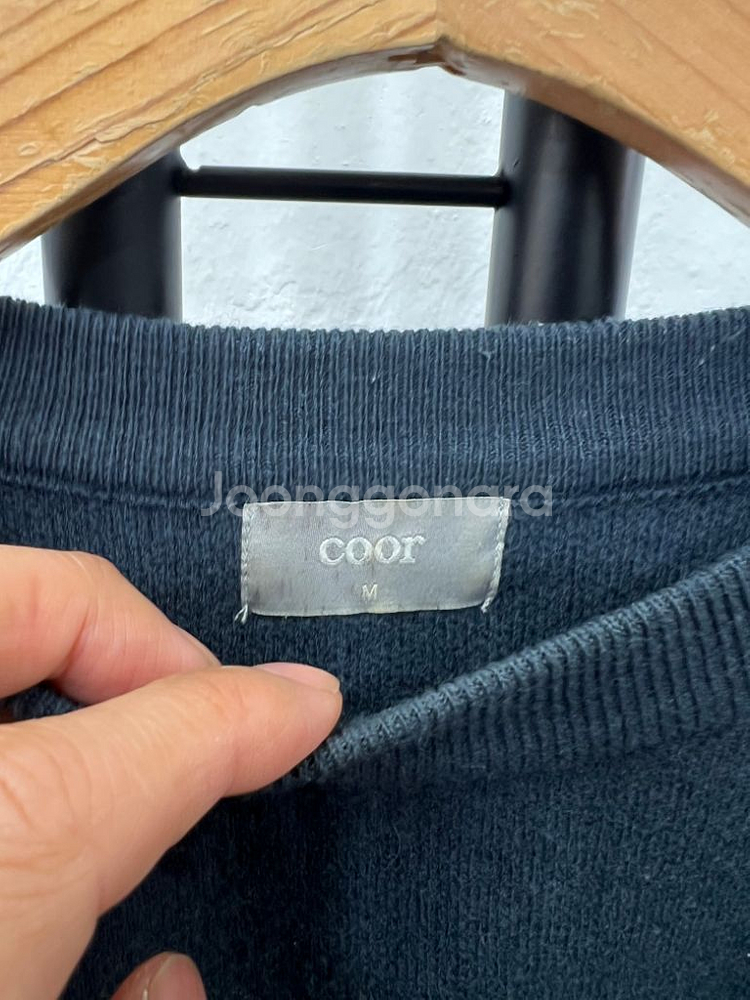 정품) COOR 쿠어 남성니트 M--4