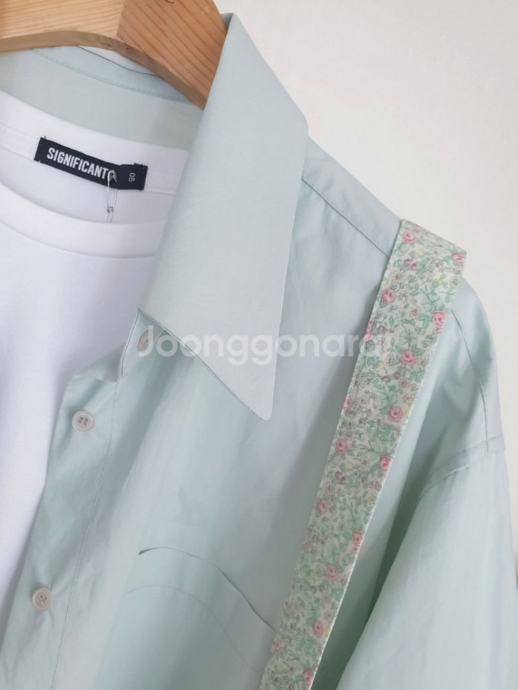 고퀄 moodlab 민트 셔츠--1