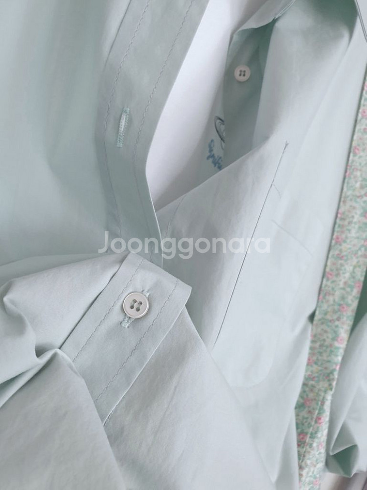 고퀄 moodlab 민트 셔츠--4