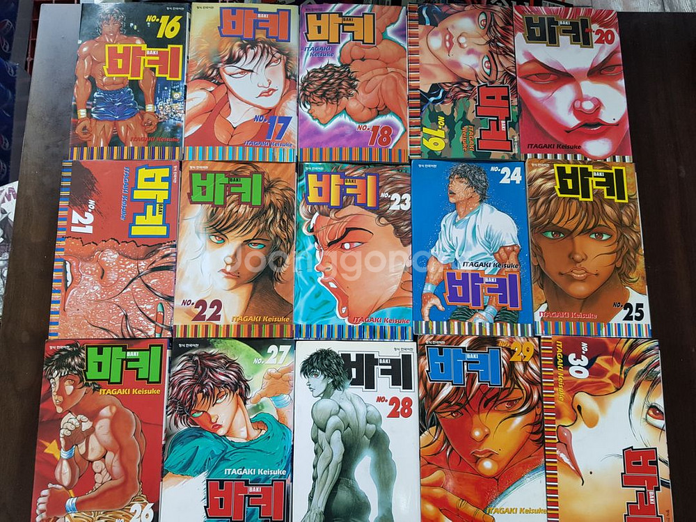 중고만화책 바키 2부 31완결 팝니다--1