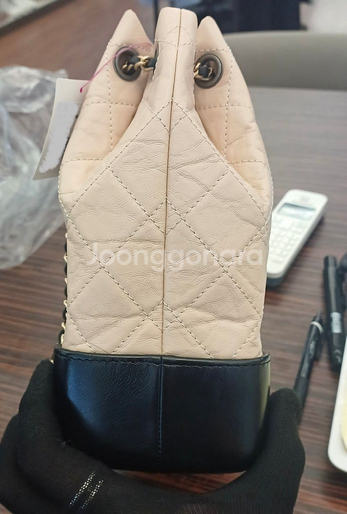 새상품 풀세트 샤넬 내장칩 가브리엘 백팩 스몰--5