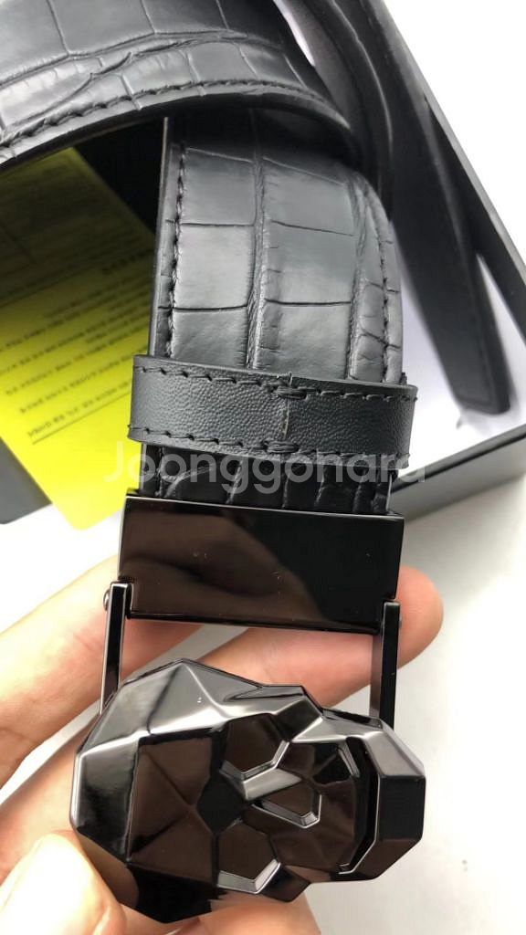 어메이징크리 남성 스컬 메탈 골프 벨트--1