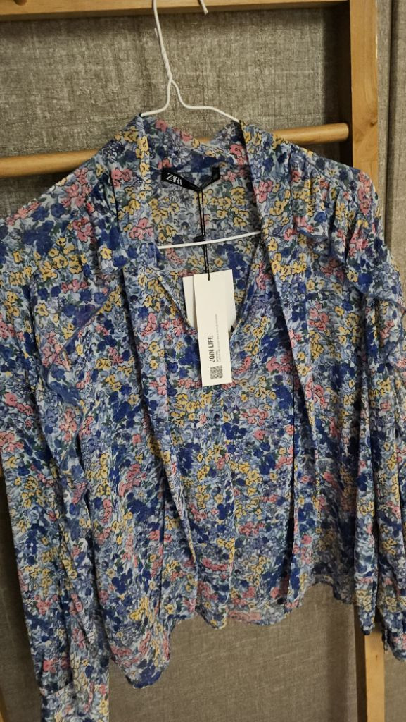 자라 레이스 블라우스 새상품 이미지