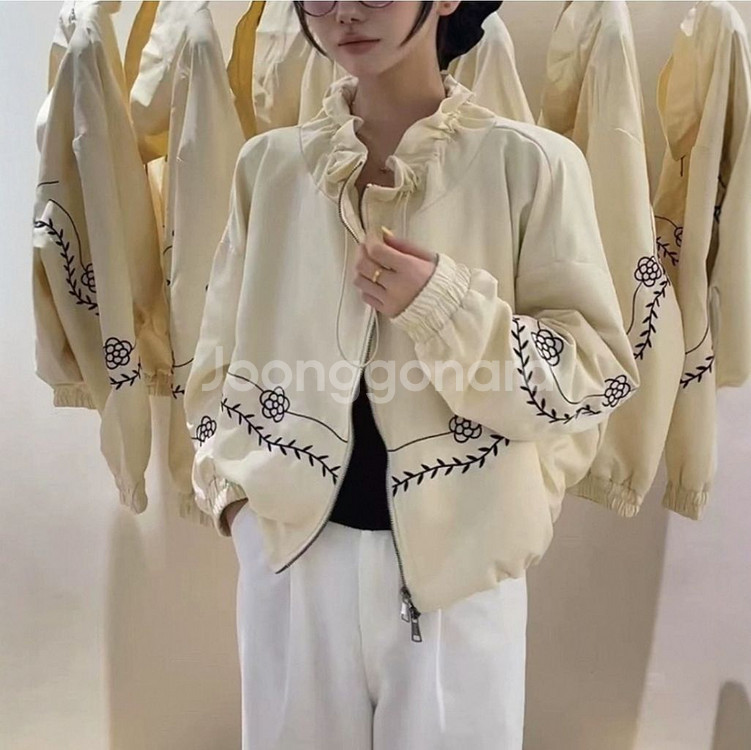 꽃 집업 점퍼 자켓--1
