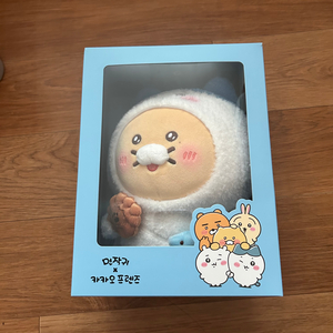 춘식이 먼작귀 콜라보 인형 하치와레 카카오프렌즈