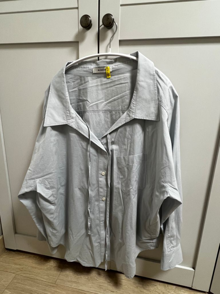 마론에디션 블루 스트링 오버사이즈 셔츠 이미지