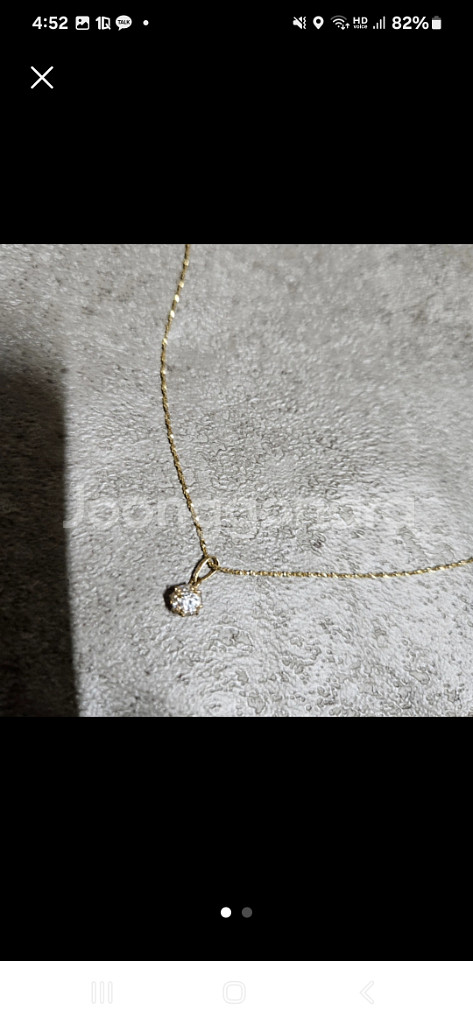 14K 금목걸이--1