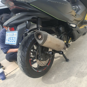 20년식포르자300 마블짭머플러 맞교환