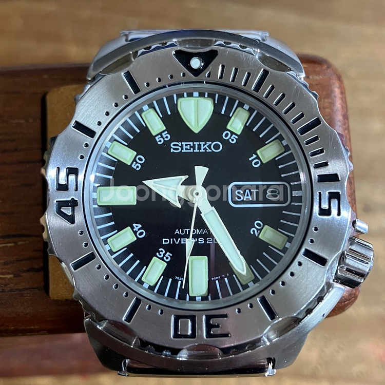 세이코 블랙 몬스터 1세대브레이슬릿 ver (skx77--1